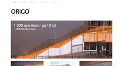 Desktop Screenshot of origoark.se